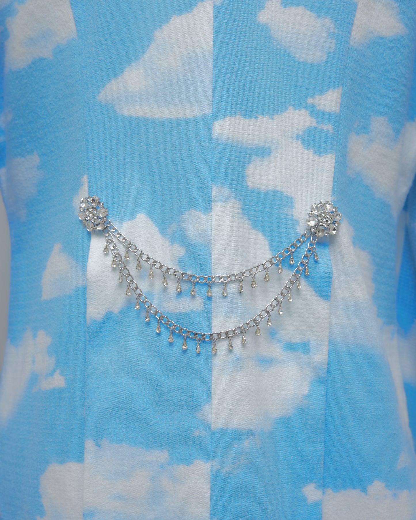 Sky print bijou baloon jacket【Delivery in February 2027】