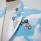 Sky print bijou baloon jacket【Delivery in February 2027】