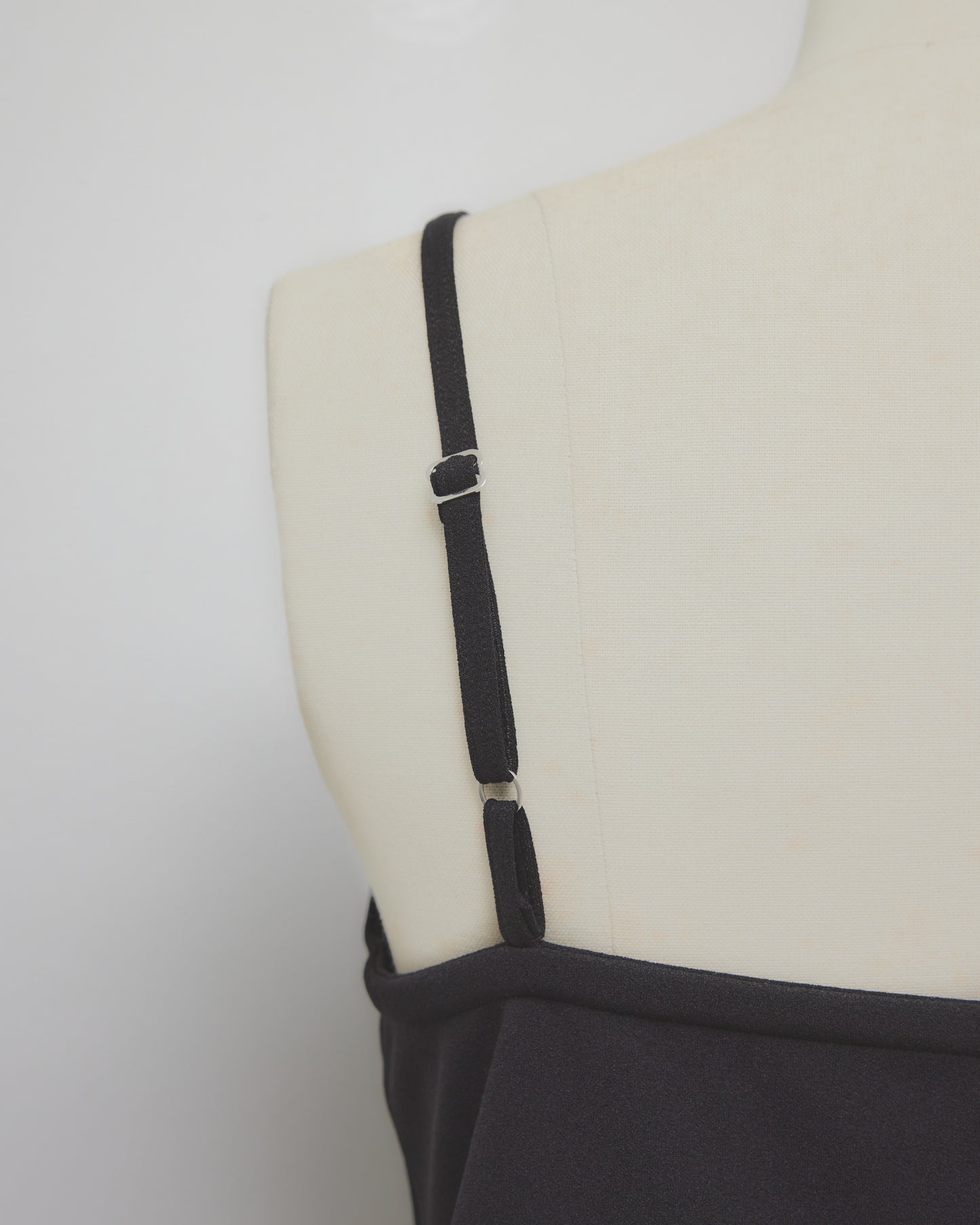 Metal china button camisole Black【Delivery in March 2027】