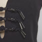 Metal china button camisole Black【Delivery in March 2027】
