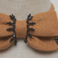 black beads tweed bowtie【Delivery in February 2027】