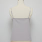 Metal china button camisole Greige【Delivery in March 2027】
