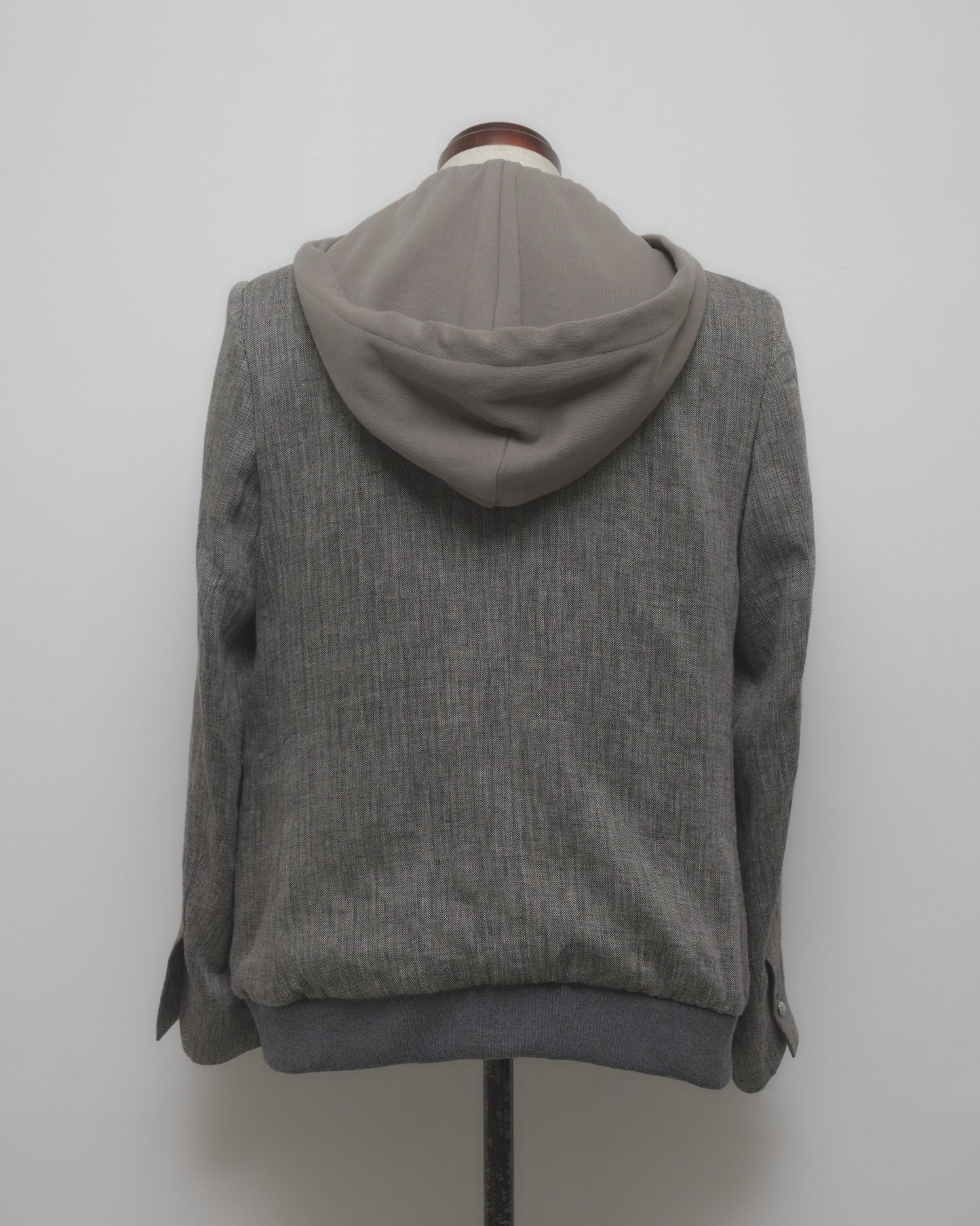 Double layer emblem jacket Gray【Delivery in January 2027】