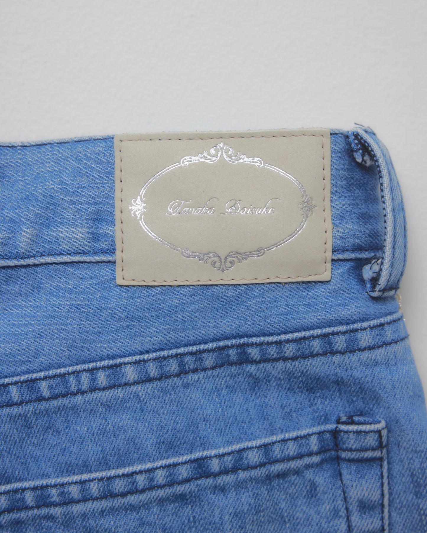 Botanical bijou denim pants Blue【Delivery in March 2027】