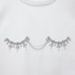 bijou bra tops White【Delivery in March 2027】