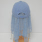 bijou logo lace veil Cap Blue【Delivery in March 2027】
