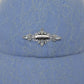 bijou logo lace veil Cap Blue【Delivery in March 2027】
