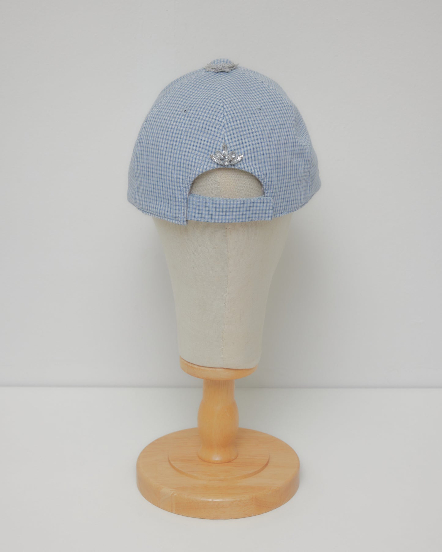 bijou logo check Cap Blue【Delivery in March 2027】