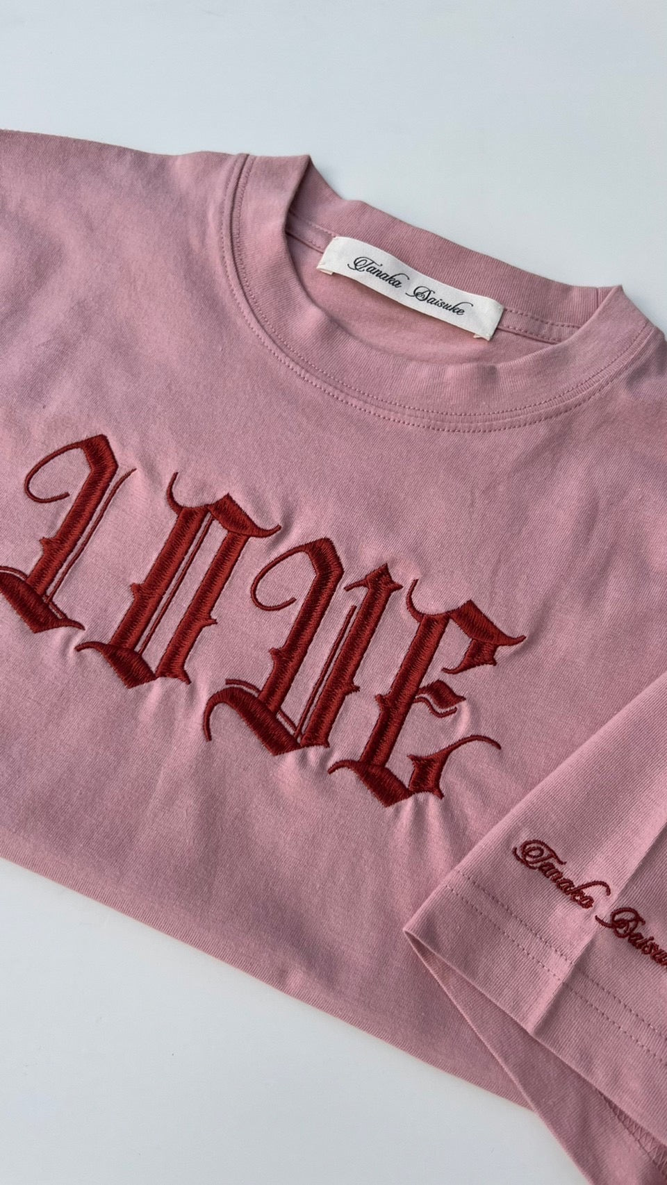 LOVE T-shirt Pink【stock】