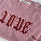 LOVE T-shirt Pink【Delivery in December 2023】