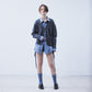 lace crochet knit ribbon short pants Gray【Delivery in August 2026】