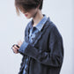 lace crochet knit ribbon cardigan Gray【Delivery in August 2026】