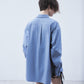 body piercing shirt Blue【Delivery in July 2026】