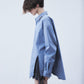 body piercing shirt Blue【Delivery in July 2026】