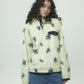 petit floral pattern boa pullover Cream【Delivery in September 2026】