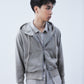 LOVE embroidery layered zip hoodie【Delivery in September 2026】