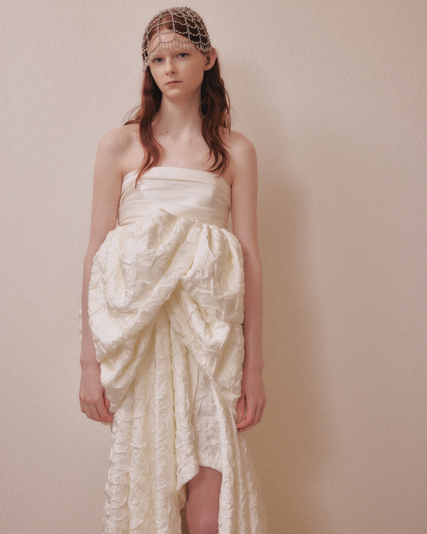 cloud dress White【Delivery in March 2027】