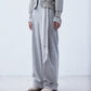fringe sheer belt check pants 【Delivery in August 2026】
