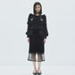 bijou tiara off-shoulder knit Black【Delivery in September 2025】