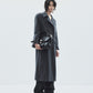 lace up soutien collar coat Gray【Delivery in November 2025】