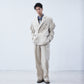wool linen straight pants【Delivery in September 2026】
