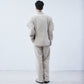 wool linen straight pants【Delivery in September 2026】