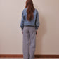 Letter pocket denim jacket Blue【Delivery in February 2027】