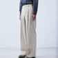 wool linen straight pants【Delivery in September 2026】