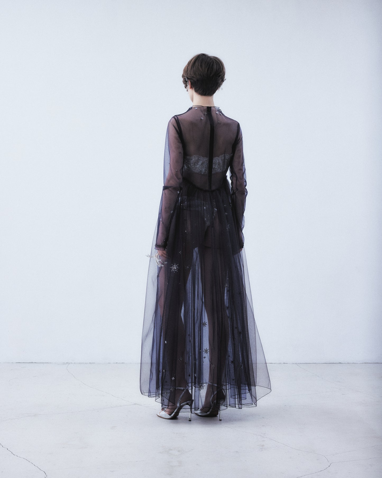 midnight tulle dress【Delivery in September 2026】