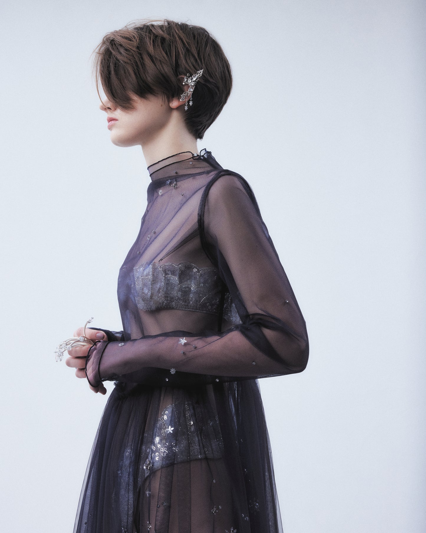 midnight tulle dress【Delivery in September 2026】