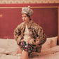tanakadaisuke lame leopard fur blouson ジャケット
