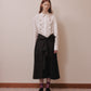 Tailored collar skirt Black【Delivery in March 2027】