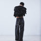 feather jacket Black【Delivery in September 2026】