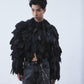 feather jacket Black【Delivery in September 2026】