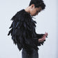 feather jacket Black【Delivery in September 2026】