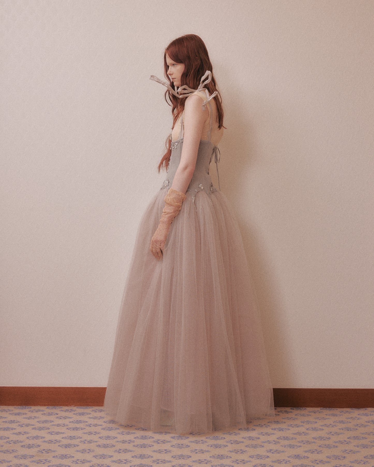 bijou bra corset dress One color【Delivery in March 2027】
