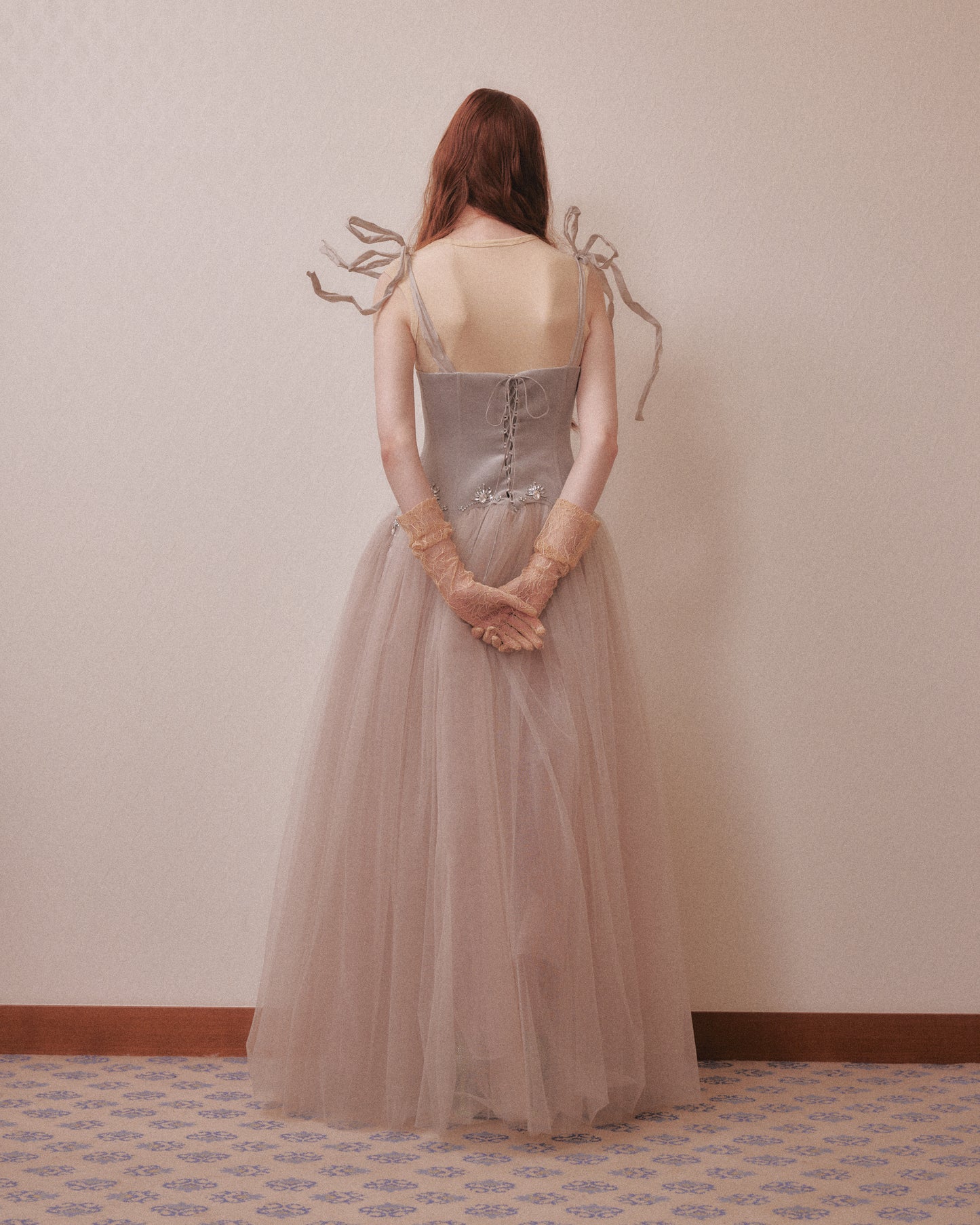 bijou bra corset dress One color【Delivery in March 2027】