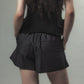 cherry tape ribbon half pants Blue【Delivery in September 2026】