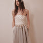 bijou cross tulle dress White【Delivery in March 2027】