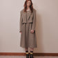 Stripe lining cropped jacket Greige【Delivery in January 2027】