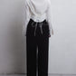 shell button cropped blouse White【Delivery in June 2026】