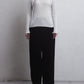 double ribbon lace up riv tops Stone white【Delivery in June 2026】