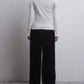 double ribbon lace up riv tops Stone white【Delivery in June 2026】