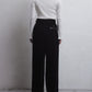 double ribbon lace up riv tops Stone white【Delivery in June 2026】