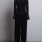 flocky tulle pullover Black【Delivery in June 2026】