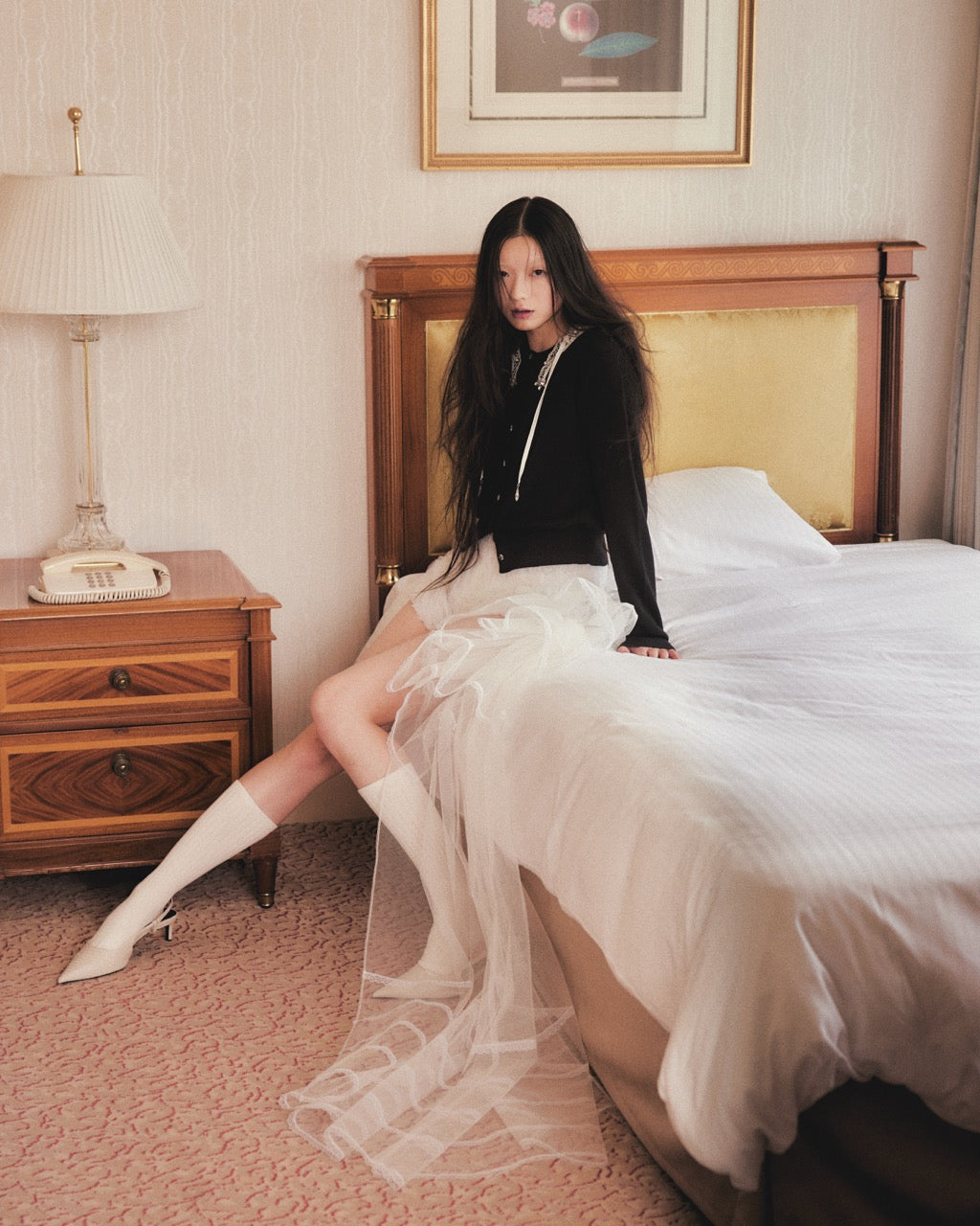 PARCO先行 | mini sailor collar bijou cardigan【Delivery in March 2026】