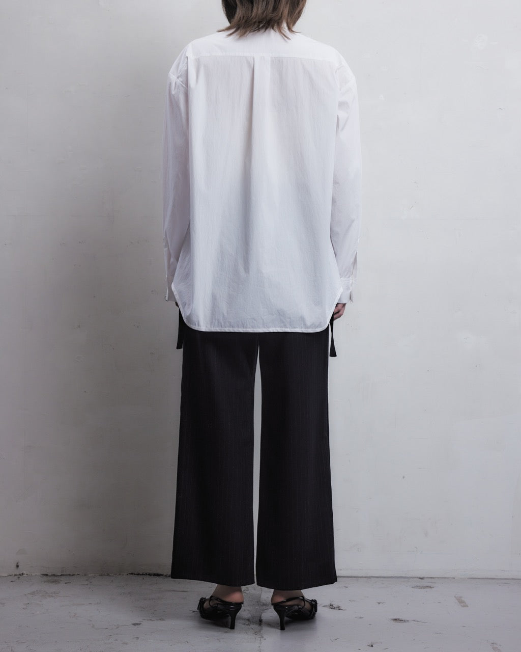 タナカダイスケ|シャツ|body piercing shirt White – tanakadaisuke