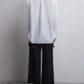body piercing shirt White【Delivery in July 2026】