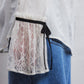 lace cuffs tack blouse Ivory【Delivery in June 2026】
