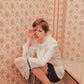 tanakadaisuke lace cuffs tack blouse Ivory ブラウス